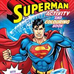 Superman and Batman Copy Colouring Book